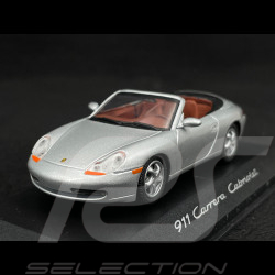 Porsche 911 Carrera Cabriolet Type 996 2000 Gris argent métallisé 1/43 Schuco WAP02004097