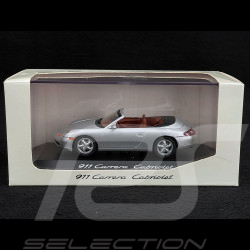 Porsche 911 Carrera Cabriolet Type 996 2000 Gris argent métallisé 1/43 Schuco WAP02004097