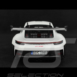 Porsche 911 GT3 RS Type 992 2022 Blanc / Bandes Rouges Pyro 1/18 Norev 187352