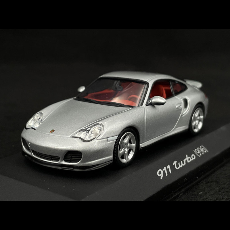 Porsche 911 Turbo Coupé Type 996 2000 Silver grey metallic 1/43