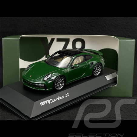 Porsche 911 Turbo S Type 992 2021 Irishgrün 1/43 Spark WAP0201610RTRB