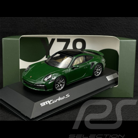 Porsche 911 Turbo S Type 992 2021 Vert Irlandais 1/43 Spark WAP0201610RTRB
