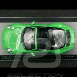 Porsche 911 Targa 4 GTS Type 992 2022 Vert Python 1/43 Minichamps 410061062