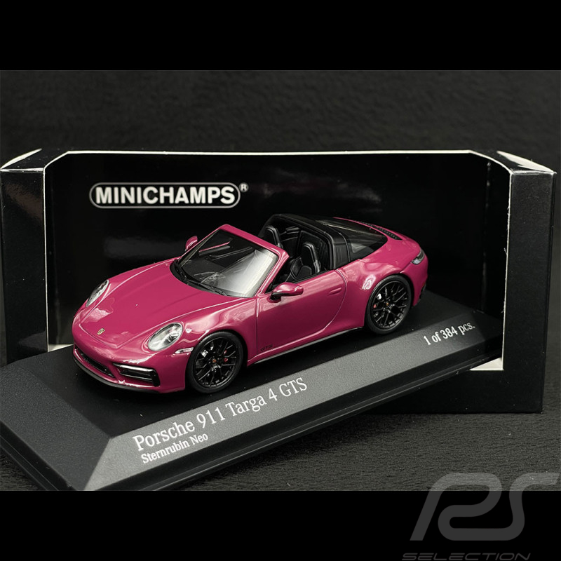 Porsche 911 Targa 4 GTS Type 992 2022 Rouge Rubis 1/43 Minichamps 410061064