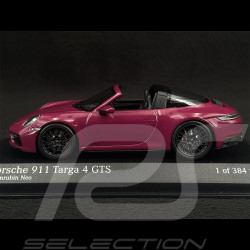 Porsche 911 Targa 4 GTS Type 992 2022 Rouge Rubis 1/43 Minichamps 410061064