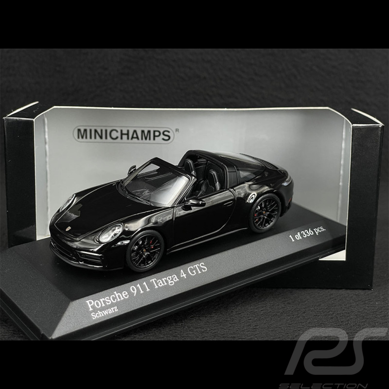 Porsche 911 Targa 4 GTS Type 992 2022 Noir 1/43 Minichamps 410061065