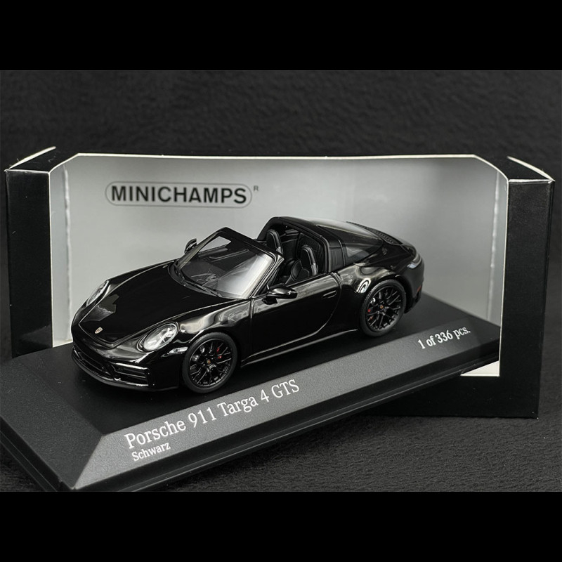 Reproduction en bronze Porsche 356 Pré A Patine Noir 1/43 sur socle