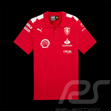 Ferrari Polo-shirt Leclerc Sainz F1 x Joshua Vides Vibes Puma Red 701225155-001 - unisex