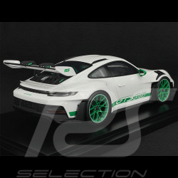 Porsche 911 GT3 RS Type 992 2022 US Edition White / Lizard Green Stripes 1/18 Spark WAP0211540P002