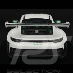 Porsche 911 GT3 RS Type 992 2022 US Edition Weiß / Lizardgrün Streifen 1/18 Spark WAP0211540P002