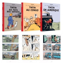 Boxset 3 Colorized Tintin Albums - 1929-1932 77114