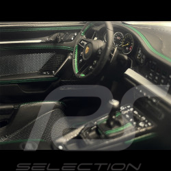 Porsche 911 GT3 RS Type 992 2022 Tribute Carrera RS 2.7 Edition White / Lizard Green Stripes 1/18 Spark WAP0211540P002