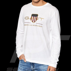 Gant Langarm-T-Shirt Weiß 2004028