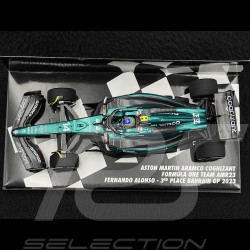 Fernando Alonso Aston Martin AMR23 n° 14 2023 3rd Bahrain F1 Grand Prix 1/43 Minichamps 417230114