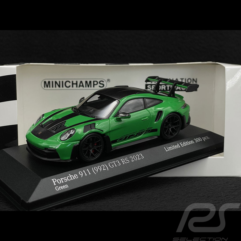 Porsche 911 GT3 RS Type 992 Weissach Package 2023 Python Green 1/43  Minichamps 413062112