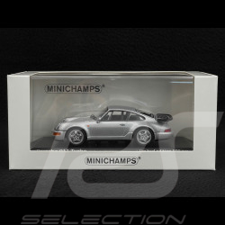 Porsche 911 Turbo Type 964 1990 Argent Métallique 1/43 Minichamps 943069104