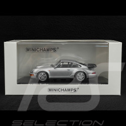 Porsche 911 Turbo Type 964 1990 Silber Metallic 1/43 Minichamps 943069104