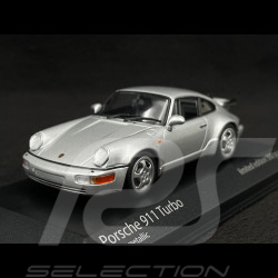 Porsche 911 Turbo Type 964 1990 Argent Métallique 1/43 Minichamps 943069104