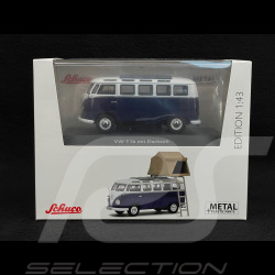 Volkswagen Bulli Transporter T1 Bus Camper 1962 Blau / Weiß 1/43 Schuco 450377800