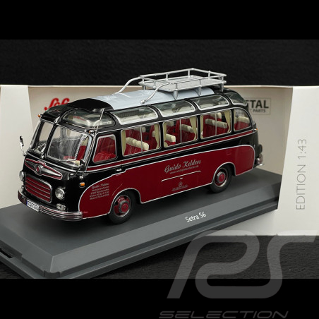 Setra S6 Autobus 1955 Red / Black 1/43 Schuco 450284300
