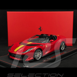 Ferrari 812 Competizione Aperta 2021 Red Rosso Corsa 1/18 BBR Models P18209C