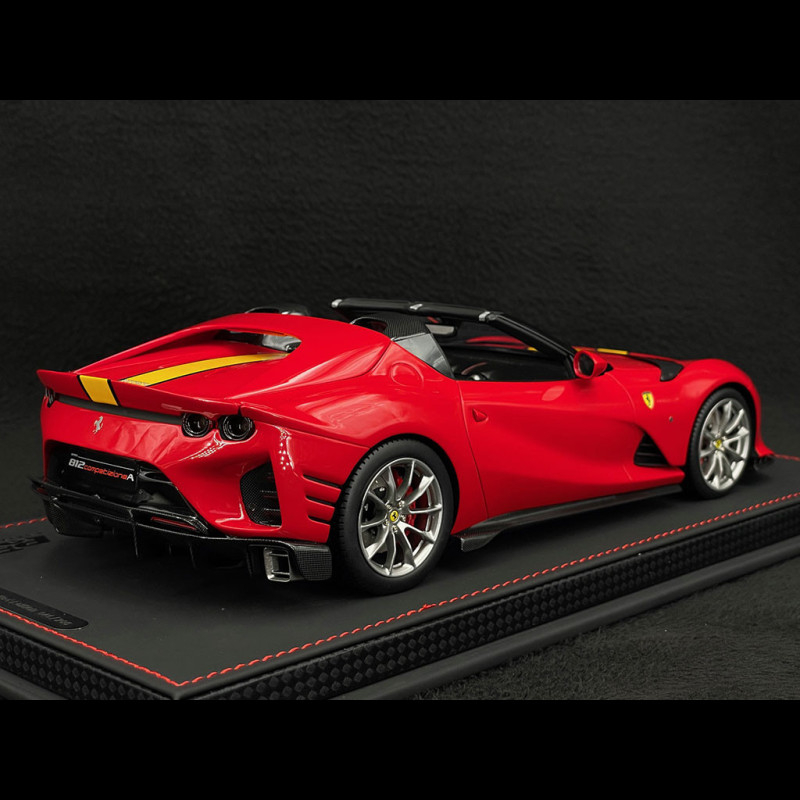 Ferrari 812 Competizione A (Rosso Corsa) - Miniature BBR 1/18, Résine, Modèle P18209C2