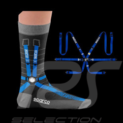 Inspiration Sparco Harness socks Black / Blue - unisex