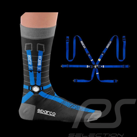 Inspiration Sparco Harness socks Black / Blue - unisex