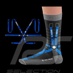 Inspiration Sparco Harness socks Black / Blue - unisex