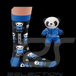 Sparco Panda Socken Schwarz / Blau - Unisex