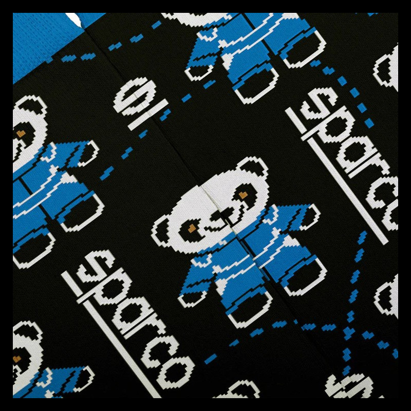 Sparco Chaussettes Hyperspeed Noir Taille 44-45 - Chaussettes Simracing Renforcées