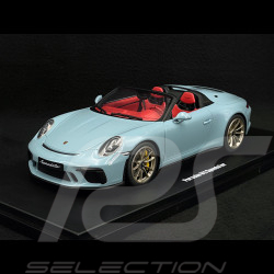 Porsche 911 Speedster Type 991 2019 Bleu Meissen 1/18 GT Spirit GT408