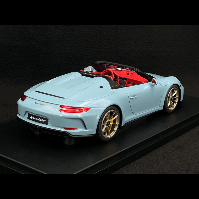 Porsche 911 Speedster Type 991 2019 Meissen Blue 1/18 GT Spirit GT408