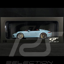 Porsche 911 Speedster Type 991 2019 Bleu Meissen 1/18 GT Spirit GT408