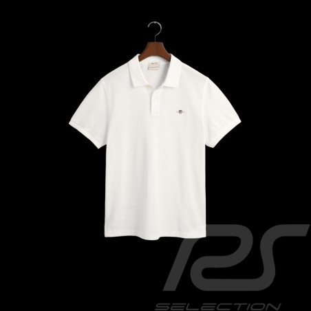 Polo Gant Shield Blanco -...