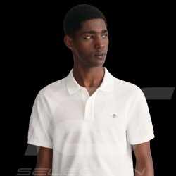 Gant Polo Shirt Shield White - Men 2210-110