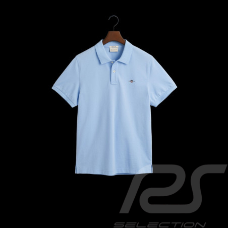 Polo Gant Shield Azul Capri...