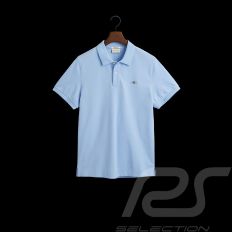 Polo Gant Shield Bleu Capri - Homme 2210-468
