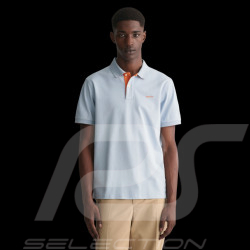 Gant Polo Shirt Contrast Sky Blue - Men 2062026-402