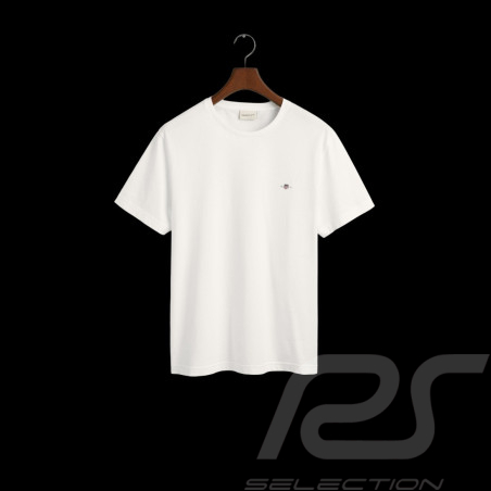 T-Shirt Gant Shield Blanc - Homme 2003184-110