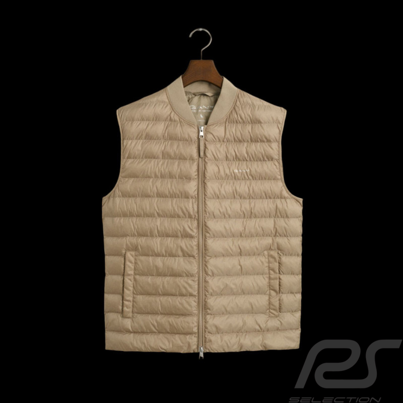 Veste Gant Sans Manches légère Rembourrée Beige Foncé 7006301-204
