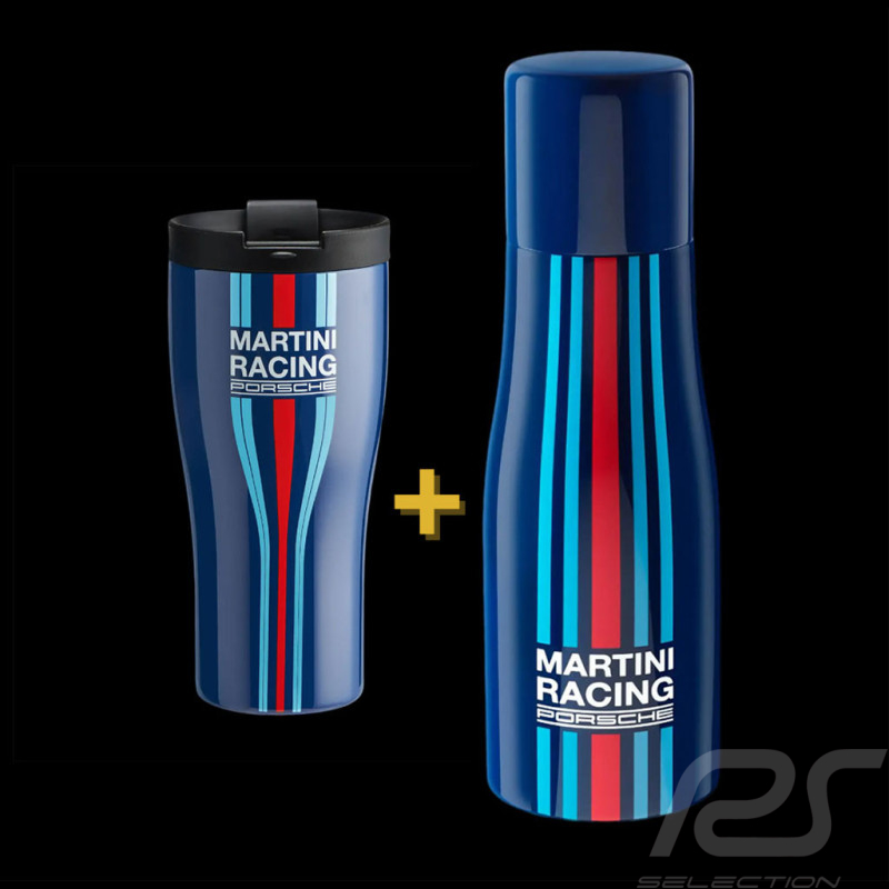 Duo Porsche Thermo-becher + Thermo-Isolierkanne Martini Racing