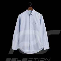 Chemise Gant Oxford en Coton Bleu Clair 3000200-455