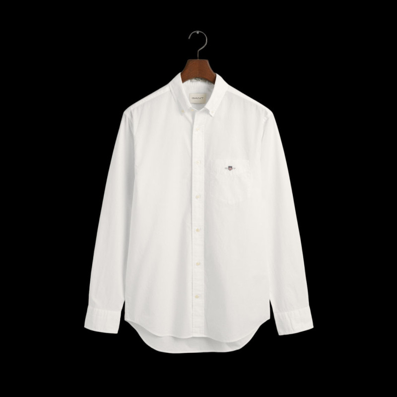 Chemise GANT Homme - Regular Fit, Petits Carreaux, Coton Popeline - Taille M