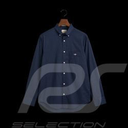 Chemise Gant Popeline Bleu Marine 3000100-410