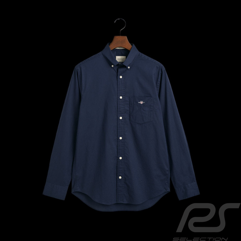 Gant Hemd Popeline Marineblau 3000200-410