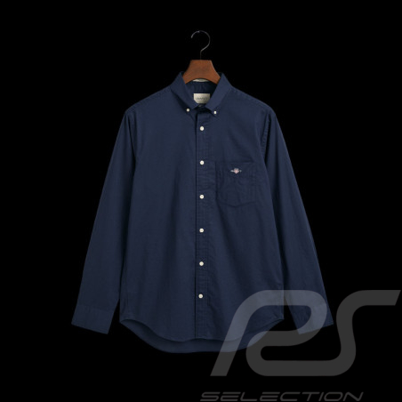 Camisa Gant Popelín Azul...