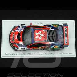 Honda 911 GT3 R Typ 992 Nr 25 FIA Motorsport Games Paul Ricard 2022 Team Hong Kong 1/43 Spark S6333