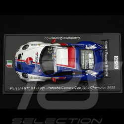 Porsche 911 GT3 Cup Type 992 N° 32 Vainqueur Carrera Cup Italia 2022 Gianmarco Quaresmini 1/43 Spark SI024