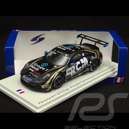 Porsche 911 GT3 Cup Type 992 N° 99 Vainqueur Carrera Cup France 2022 Marvin Klein 1/43 Spark SF301